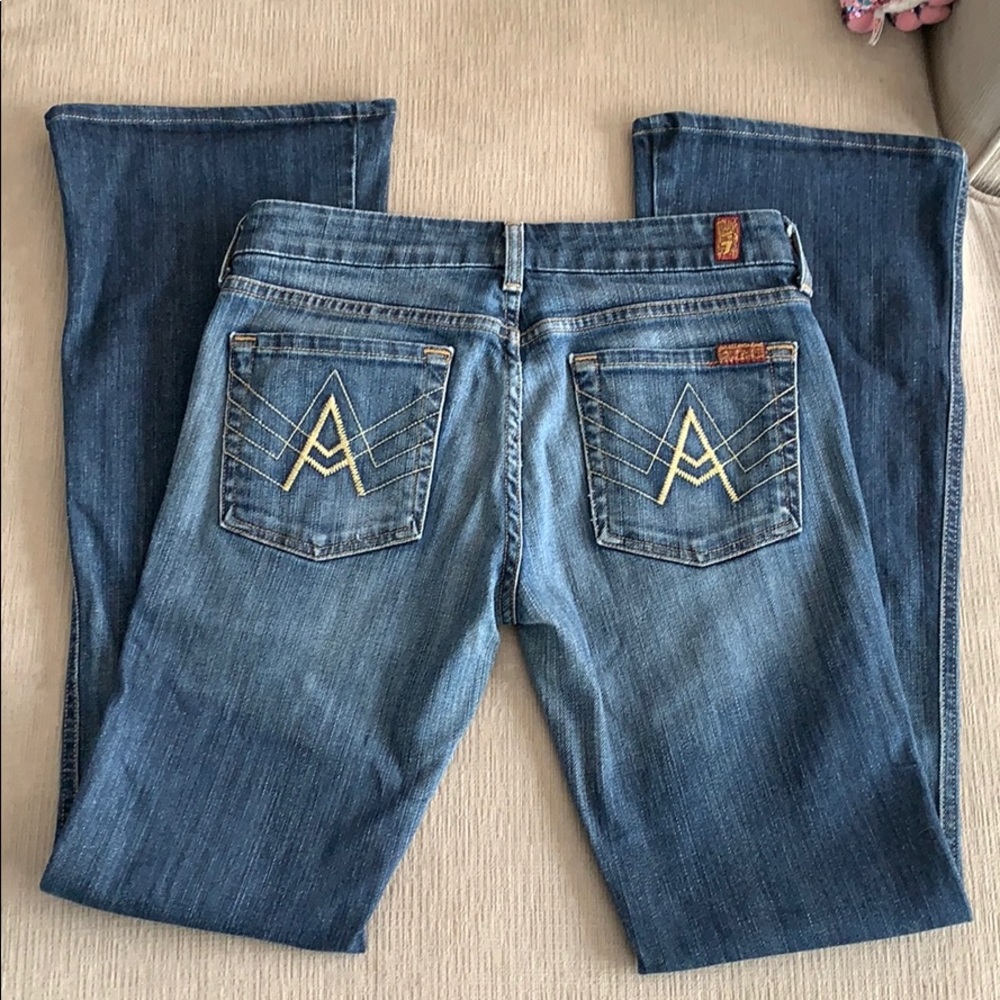 7 for all mankind “A” pocket jeans 28